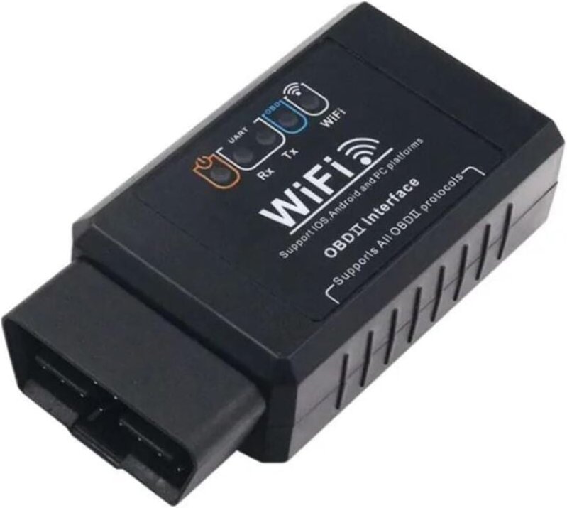 OBD2 WiFi ELM327 - OBD-Autodiagnosecomputer, OBD2-Lesegerät, Autodiagnosescanner, Mehrmarken-OBD-Autodiagnose, kompatibe...