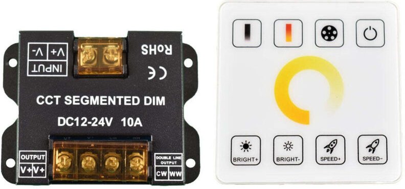 CCT Controller White Dual für LED-Streifen mit Touch-Panel RF –
