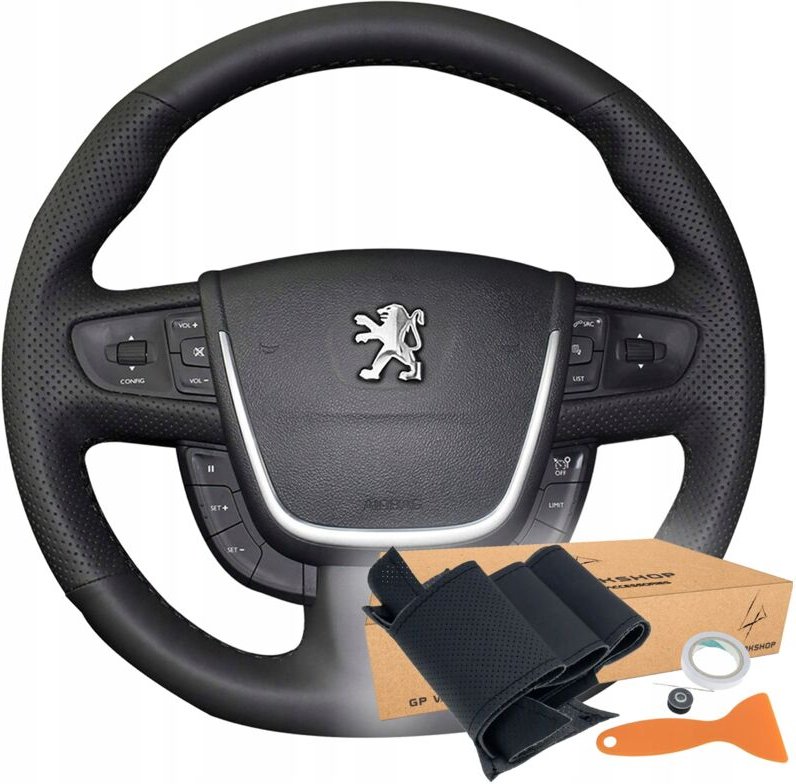 Lenkradabdeckung Mit Muster Für Peugeot 508 2011-2018