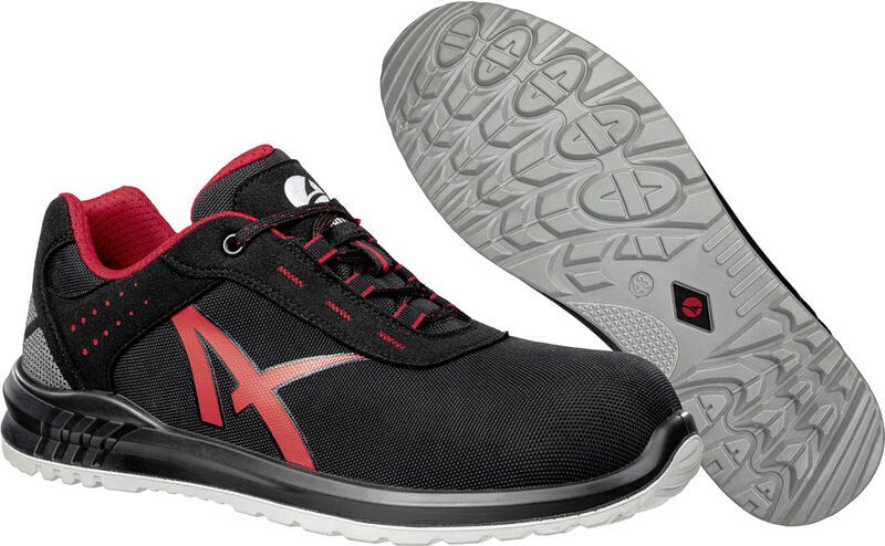 Thumbnail - Albatros GRID LOW SRC 648710210000038 Sicherheitsschuh S3 Schuhgröße (EU): 38 Schwarz, Rot 1 Paar