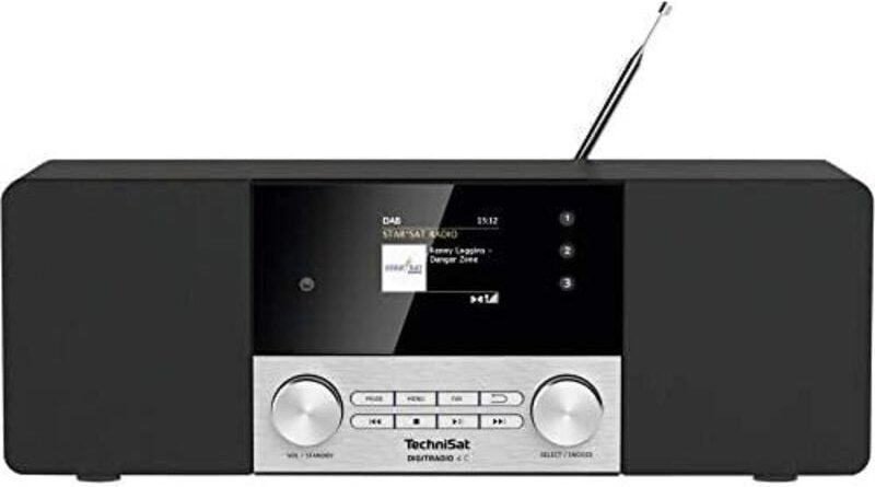 Digitradio 4 c Tischradio dab+, ukw, dab Bluetooth® Schwarz, Silber - Technisat