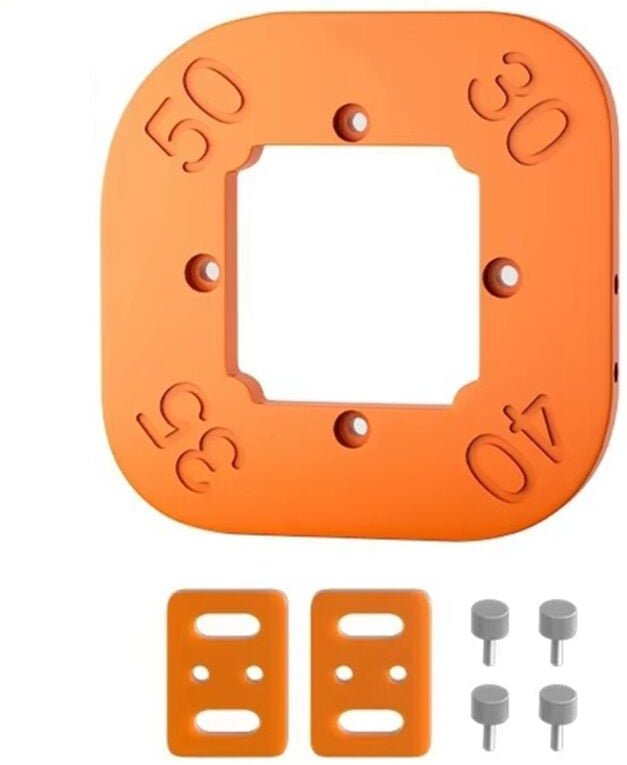 Tlily - 4-in-1-Holzbearbeitungs-Rundecken-Locator Universal-Bogenkantenwerkzeug R30-R50