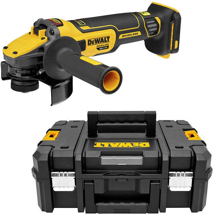 Akku-Winkelschleifer DCG409NT 18V xr ohne Akku und Ladegerät in TSTAK-Box ii - Dewalt