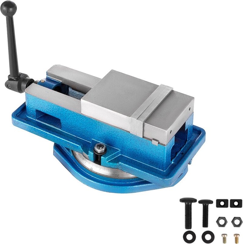 Thumbnail - Mophorn - 4-Zoll-Präzisionsschraubstock für Fräsmaschinen, 360° drehbare Basis, Accu Lock-Schraubstockklemme, 100 mm Bac...