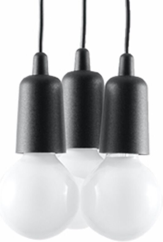 Hängelampe Diego 3xE27 Neutralweiß 15cm Sollux