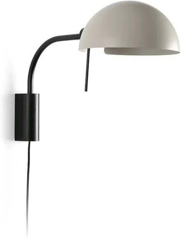 Dominica Wandleuchte s mit beigem Lampenschirm