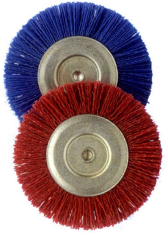 ACORN Rundbürste 50825-100F Feines blaues Nylon-Schleifmittel