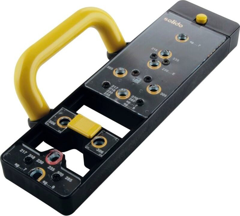 Universalbohrlehre verstellbar f. din u. Ö-Norm, Stütznocken 8 mm - Solido