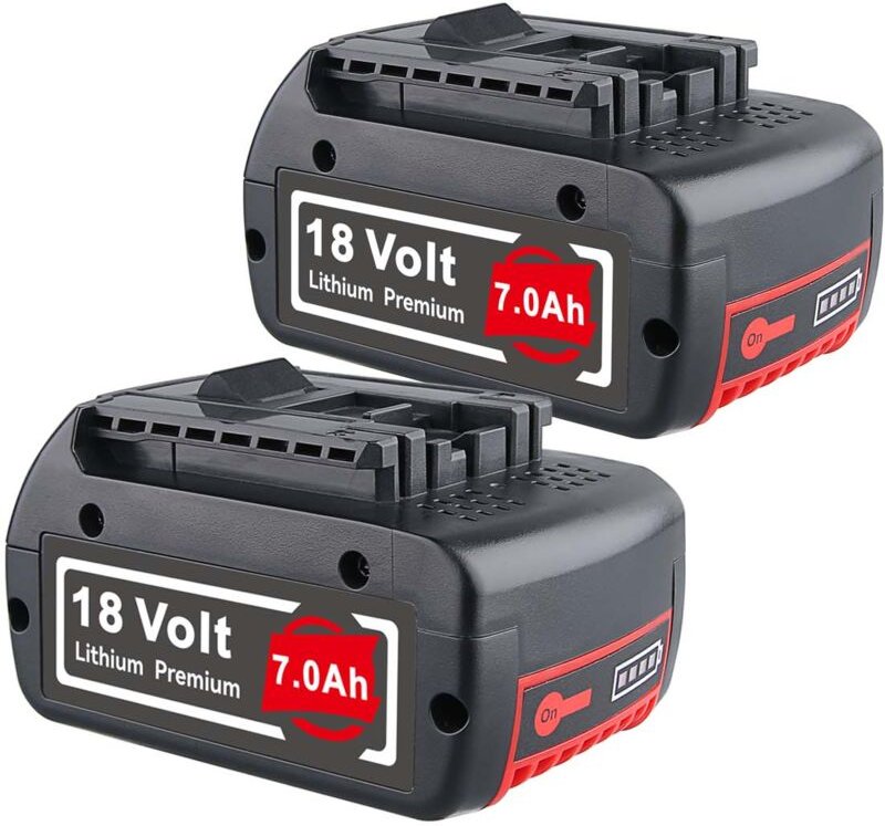 Pdstation - 2X7.0Ah Akku für Bosch 18V Professional gba gsr gsb BAT618 BAT609 622 neu