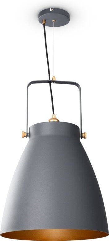 Pendelleuchte Esszimmer Hängelampe Küchenlampe Esstischlampe Industriell Modern Pendelleuchte - Anthrazit, Gold (Ø39 cm)...