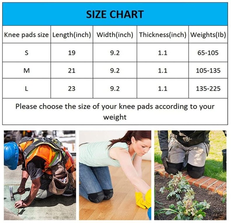 ZJchao Knieschützer, Volleyball-Knieschützer, Knieschützer für Arbeiter, Anti-Kollisions-Schwamm-Knieschützer, Knieschüt...