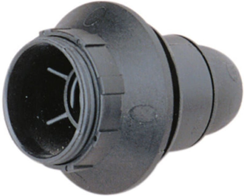Thumbnail - Lampenfassung E14 mit Schraube und Unterlegscheibe 2 A 250 V Farbe Schwarz Elektro DH. 12.088/N 8430552085903