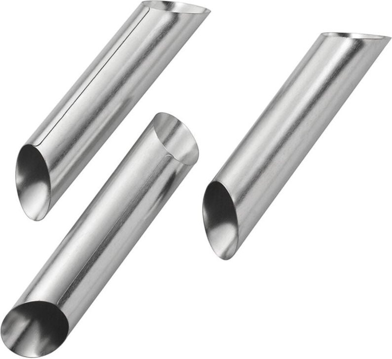 Trade Shop Traesio - Trade Shop - forschung für kannoli in acciaio set 3 pezzi formini stample dolci cannolo -