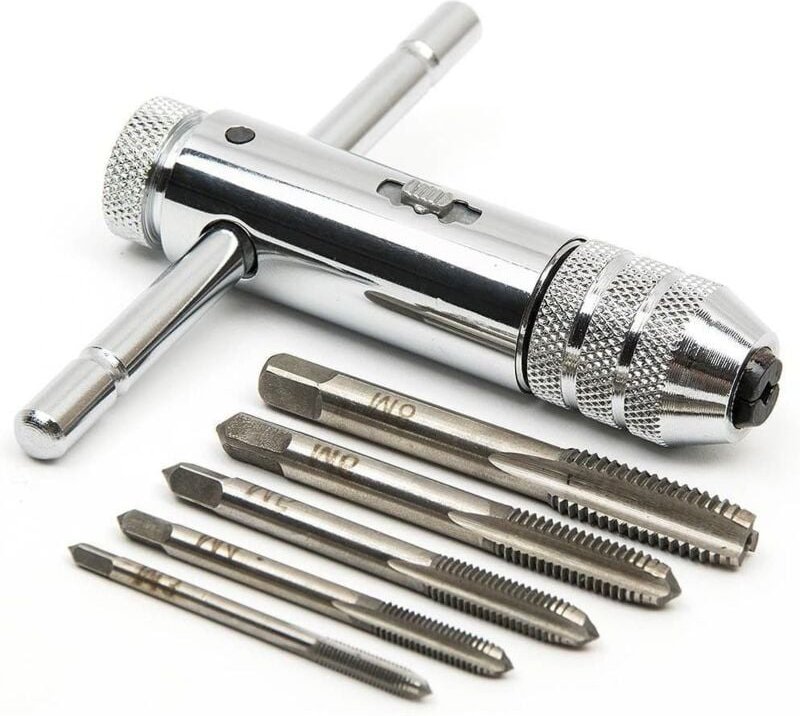 Memkey - Handgewindebohrer Metrische Gewindebohrer Gewindebohrer und Schneideisen M3 M4 M5 M6 M8 Gewindebohrer Gewindebo...