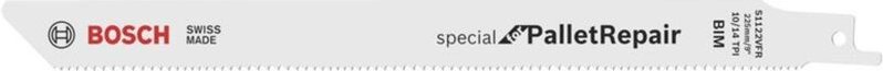 FP - Bosch Accessories 2608658030 Säbelsägeblatt s 1122 vfr, Special for Pallet Repair, 5er-Pack 1 St.