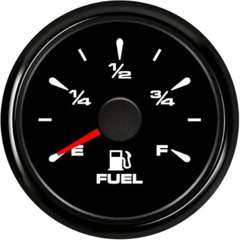 Kraftstoffstandanzeige, LED-Digitalanzeige 1/2 EF 3/4E-F 52 mm 0-190 Ohm 240-33 Ohm