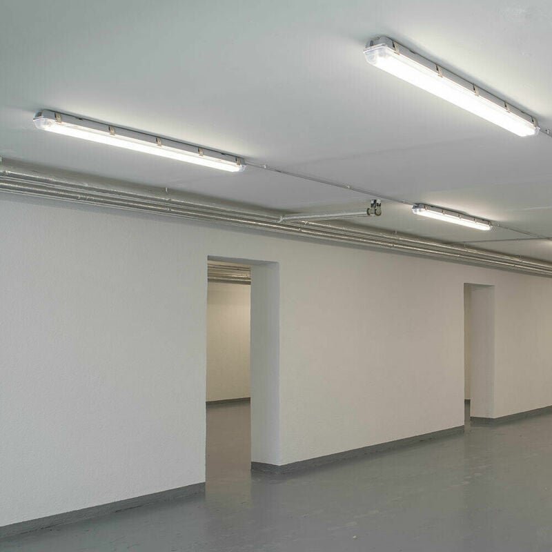 3x led Decken Strahler Wannen Leuchten Lager Hallen Tages Licht Garagen Keller Werkstatt Lampen