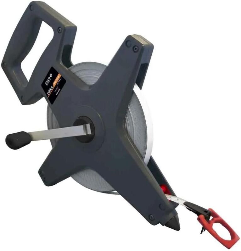 Maßband Fisco Pacer schwarz 100 Meter 10 Millimeter