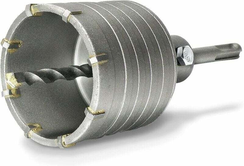 GABRIELLE Lochsägen-Bohrkrone, Trockenkernbohrer Ø 68 mm + SDS Plus-Adapter 110 mm + Zentrierbohrer 8 x 110 mm