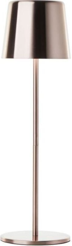 BRILLIANT Akku Tischlampe, 37cm, 300 lm, 3000-6500 K, dimmbar, hell kupferfarben