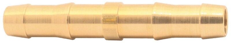 Druckluft Schlauchverbinder Verbindungsnippel für ø 6 mm Schlauch, Messing