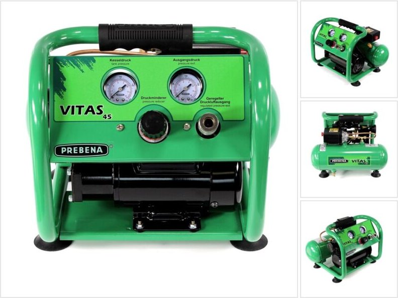 Druckluft-Kompressor Vitas 45 4 l 10 bar - Prebena