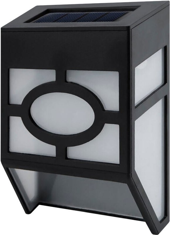 Alfa Dyser - Solar-Wandleuchte LED-Korpass-Führungslicht 1 w (2 Einheiten) warm