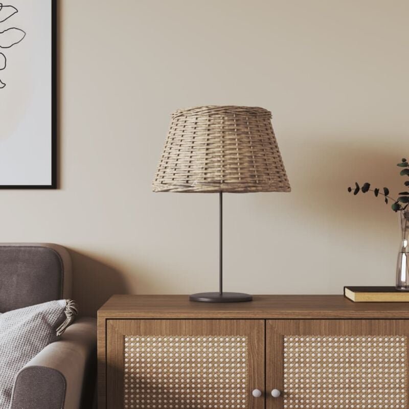 Lampenschirm Braun Ø50x30 cm Korbweide Vidaxl