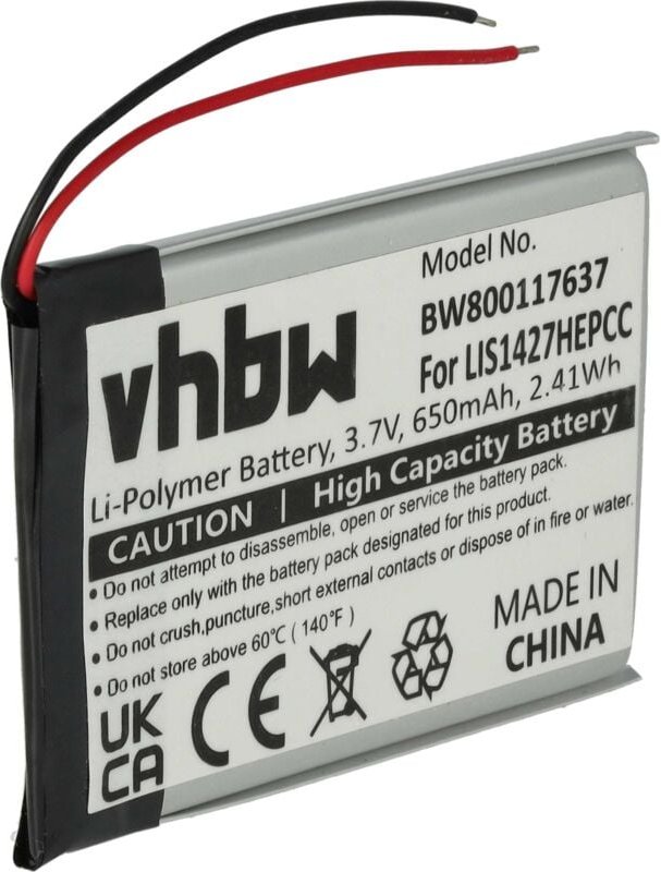 Vhbw - Akku Ersatz für Plantronics PR-423350 für Freisprecheinrichtung Konferenztelefon (650mAh, 3,7V, Li-Polymer)