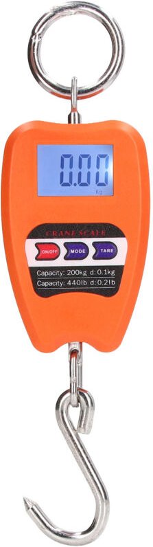 Eosnow - Digitale Hangskala tragbare 200 kg Lastlagerung genaues multifunktionales Handheld -Mini mit lcd -Bildschirm