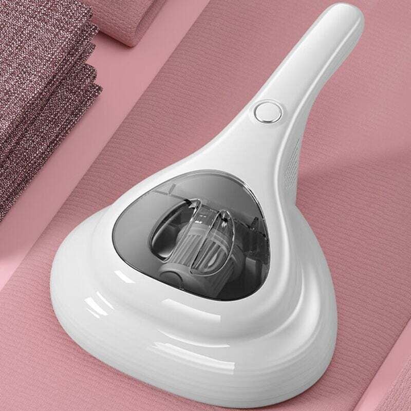 Rose Staubsauger gegen Staubmilben mit sterilisierendem UV-C-Licht, Matratzenstaubsauger mit HEPA-Filter, vernichtet 99,...