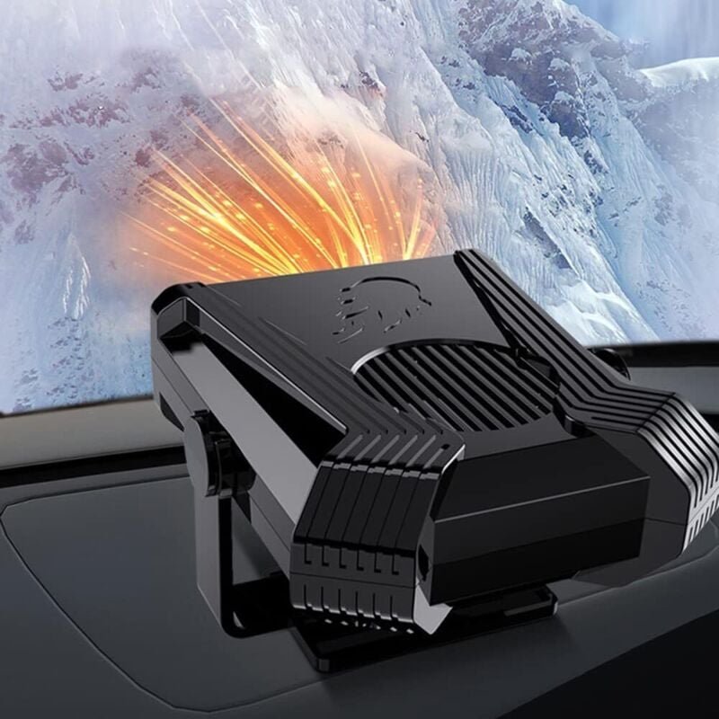 Autoheizung, 12 V, 150 W, 2-in-1-Heiz- und Kühllüfter, tragbarer elektrischer Heizlüfter mit Zigarettenanzünderstecker, ...
