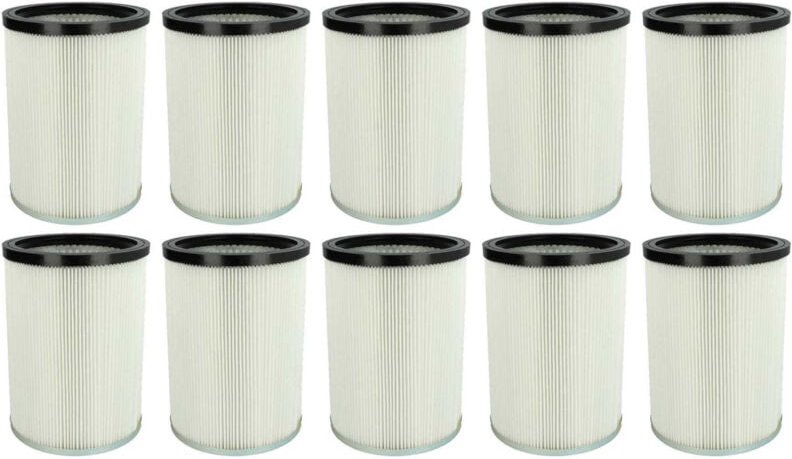 10x Faltenfilter kompatibel mit Kärcher nt 70/3 Tc, nt 70/3 eu, nt 70/3 Me Tc, nt 70/3 Me Tc eu Staubsauger - Patronenfi...