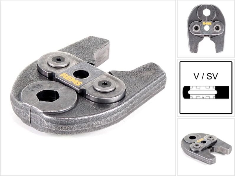 Rems - Pressbacke Presszange Mini V15 ( 578328 ) für Mini-Press