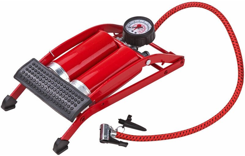 Standfußpumpe Doppelzylinder