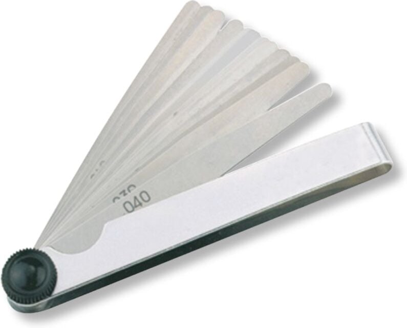 Ultra Präzision - Fühlerlehrensätze Stahlblättchen federhart Zylindrisch 0,10-0,40mm (6) 10x75mm