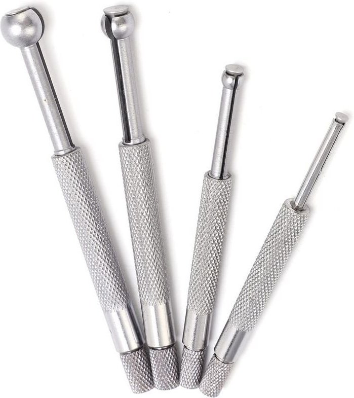 4PCS Lochlehren-Set Vollkugel-Teleskoplehre 3-13 Mm Zum Messen Kleiner Löcher Schlitze Nuten