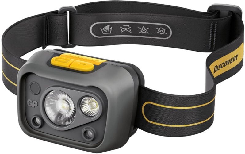 GP - Stirnlampe CHW54 375 Lumen, 110 m IPX5, inkl. Batterien