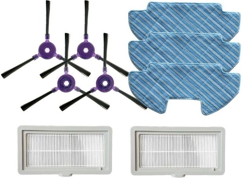 Thumbnail - Hauptbürstenfilter, Seitenmopp-Tuch-Kit für Powerbot-E VR05R5050WK Roboterstaubsauger, Bodenreinigung