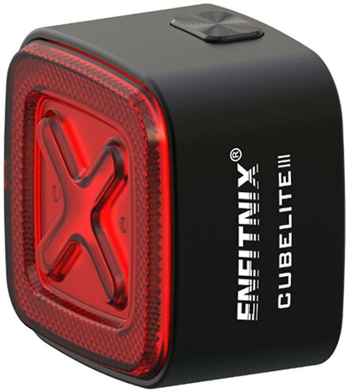 Woosien - Cubeliteiii Fahrradlicht, intelligentes Rücklicht, automatische Bremse, Rücklicht, leicht, ultrahell, LED-Wa