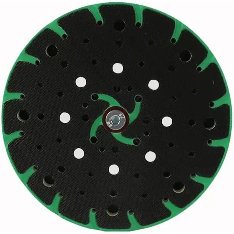 6 Zoll poröses Schleifpad für Trockenpolierer, 49-Loch-Schleifpapier-Stützteller, 150-mm-Polierscheibe