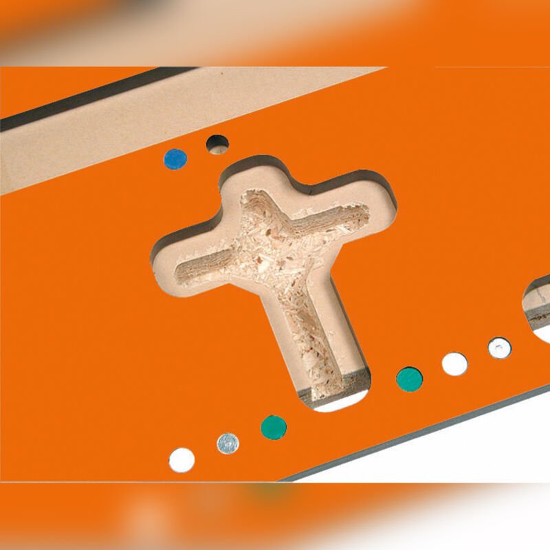 System von jointement von plans von travail von cuisine CMT650 – Fraser a aretes droites Ø 12 mm – Fur assemblages a 90°...