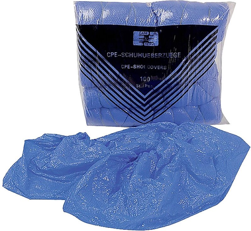 Asatex 1005083 Einmal Schuhüberzug blau à 100 Stück Blau