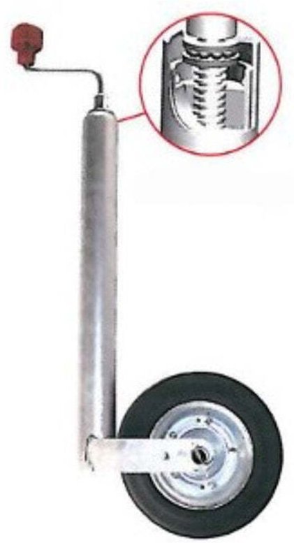 AL-KO Stützrad Plus Ø48 mm Vollgummireifen 200 x 50 mm 150 kg