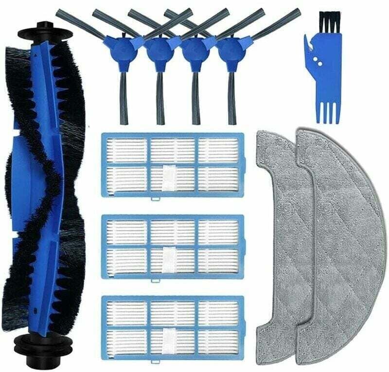 Zubehör Ersatzteile für RoboterProscenic 850T, Ultenic D5s Pro, Ultenic D5s Pro+, Uoni S1, 1 Hauptbürste, 4 Seitenbürste...
