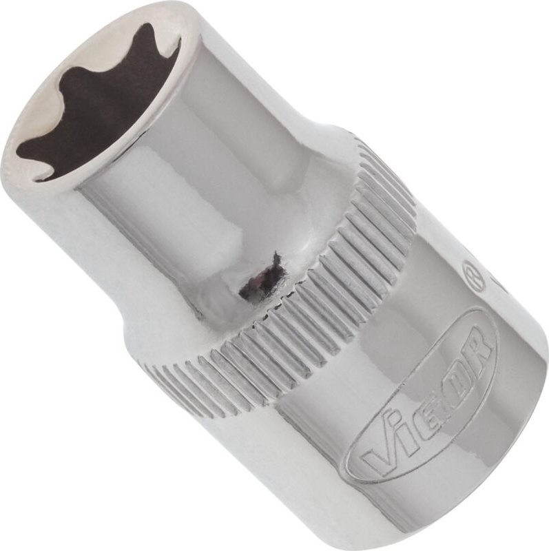 Steckschlüsseleinsatz ∙ V2144N ∙ 3/8 Zoll (10 mm) Vierkant hohl ∙ Außen TORX® Profil ∙ SW E12