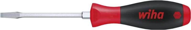Wiha Schraubendreher SoftFinish® Schlitz mit Sechskantklinge und Sechskantansatz 7,0 mm x 125 mm (00735)