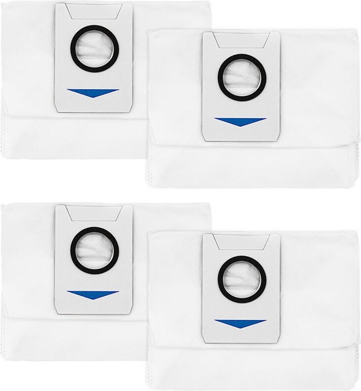 4er-Pack Staubsaugerbeutel für Ecovacs Deebot X1 Omni / X1 e Omni / T20 Omni Saugstation, 3L großes Fassungsvermögen, Er...