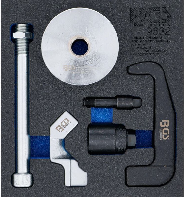 Bgs Technic - Werkstattwageneinlage 1/6: Injektoren-Auszieher für Bosch cdi Injektoren 6-tlg.