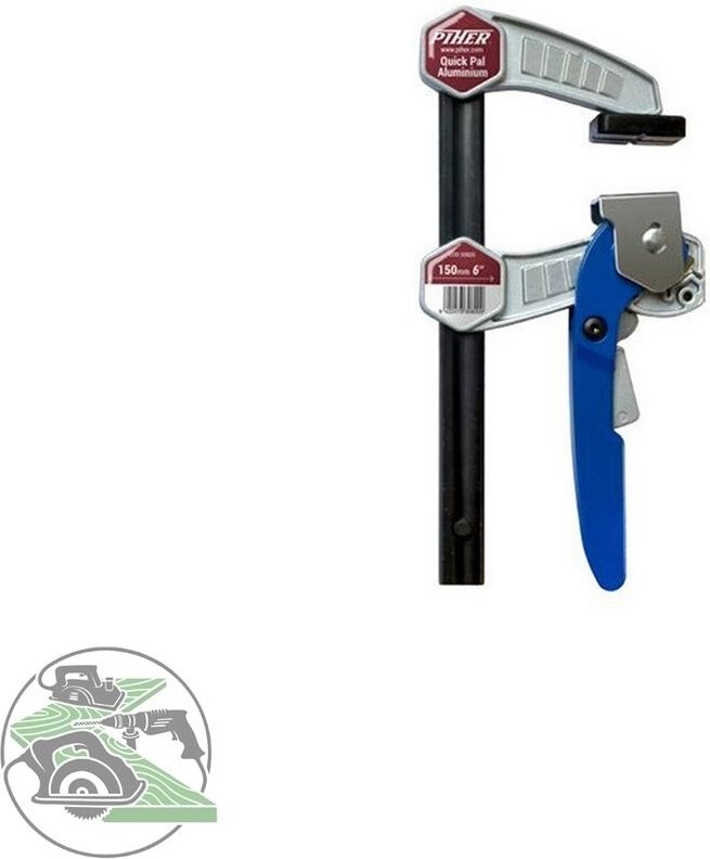 Pal Aluminium Quick 15 cm Zwinge Schraubknecht Leimzwinge Klemme Presse - Piher
